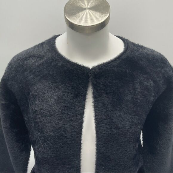 NWT MAX STUDIO Faux Fur Soft Open Cardigan SMALL - Picture 7 of 15